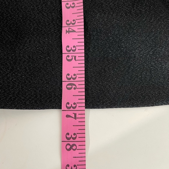 VIRGO II 60’s Black Sleeveless Glitter Midi Dress Size 8 - Picture 11 of 11